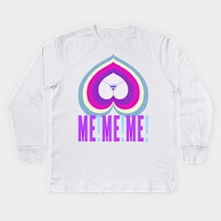 Heart MEMEME Kids Long Sleeve T-Shirt